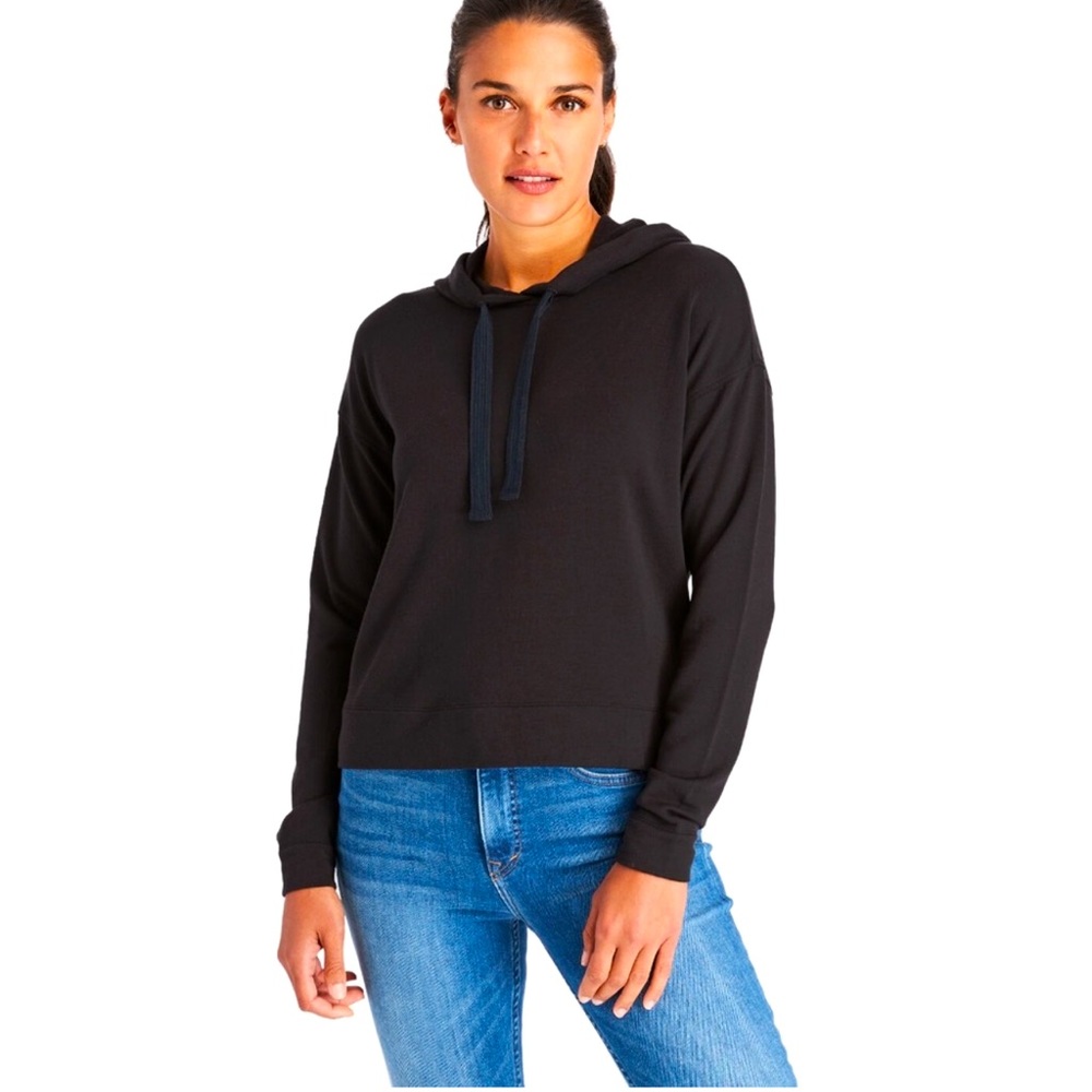 Vineyard Vines Black Hoodie Sweatshirt Top size XXS